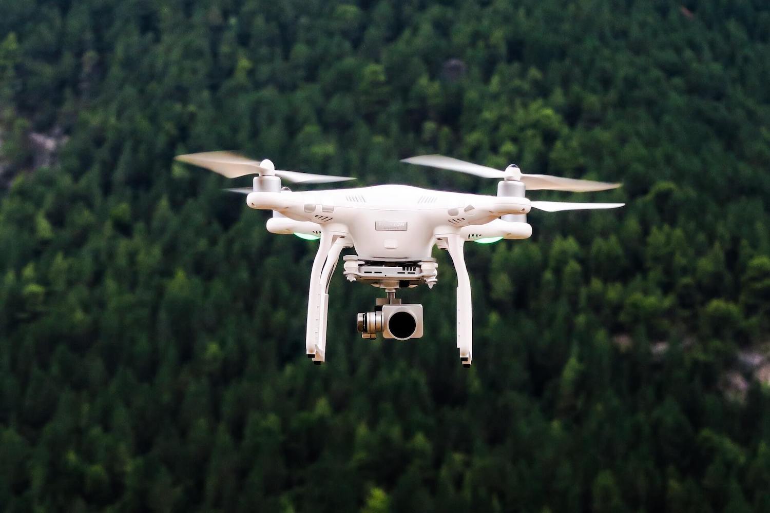 drone with Perfectly Clear AI Video Enhancer