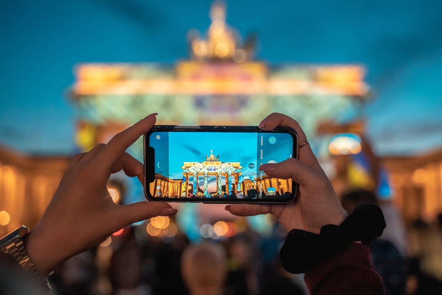 phone camera with Perfectly Clear AI Video Enhancer