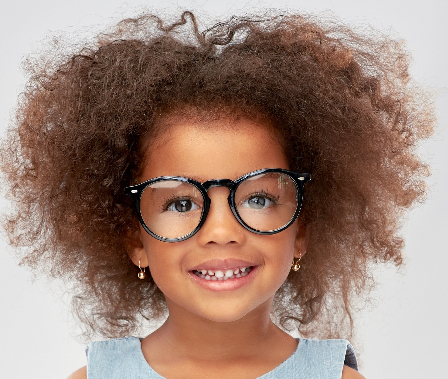 before glasses glare removal